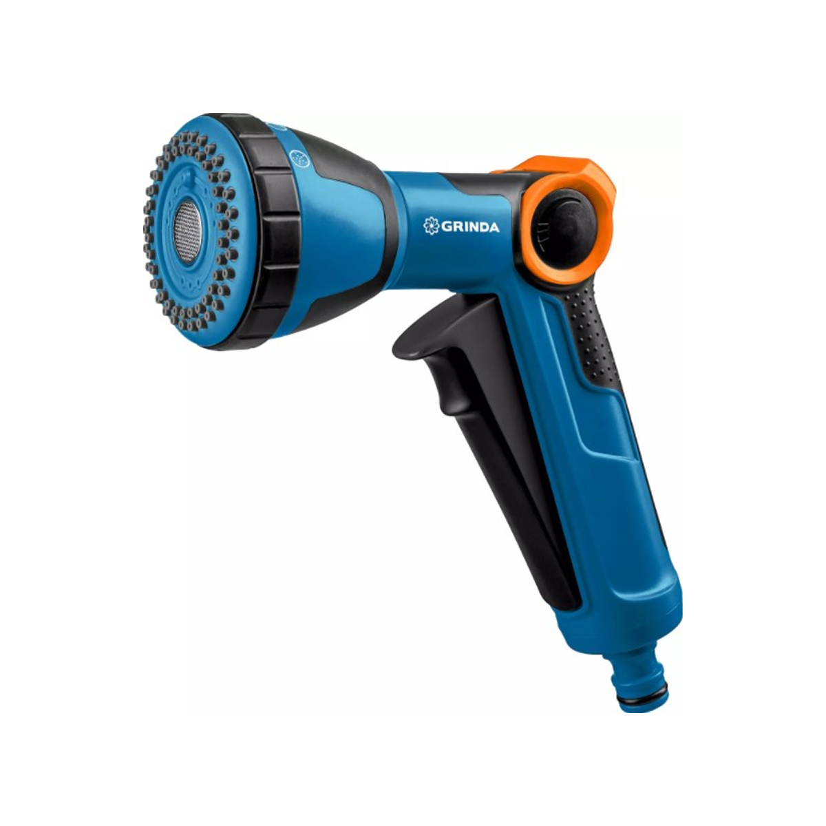 Пистолет GRINDA PROLine X-S поливочный, двухкомпонентный с регулятором напора, душевой, 4 режима, ку