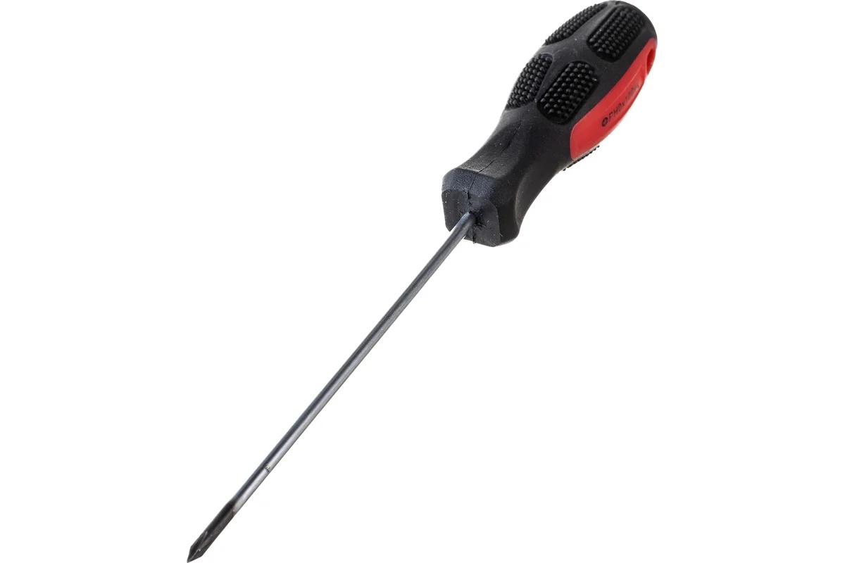 Отвертка Anti-Slip, PH0х100 мм, CrV, 2к рукоятка// Matrix