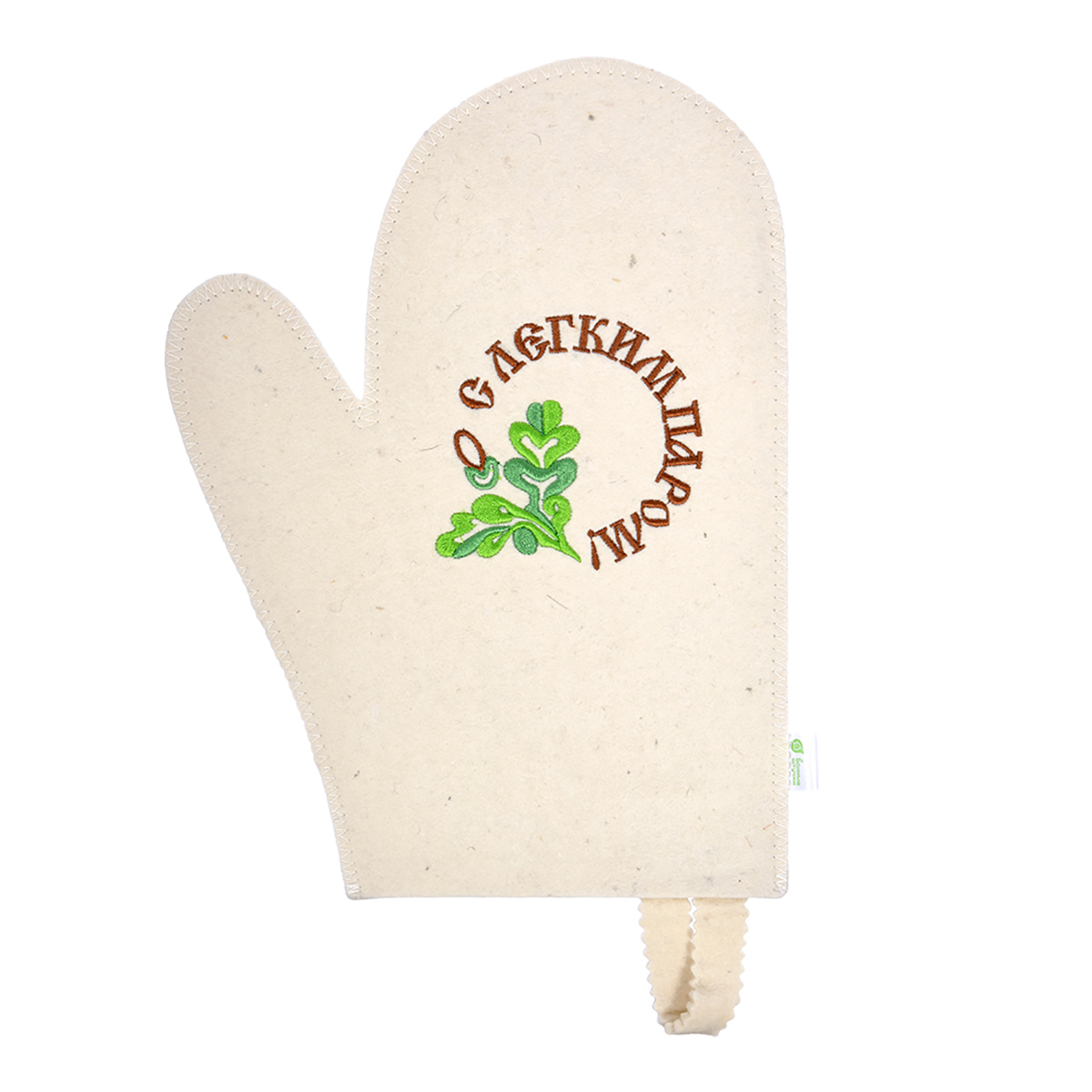 Рукавица для сауны "Банные штучки" С легким паром войлок