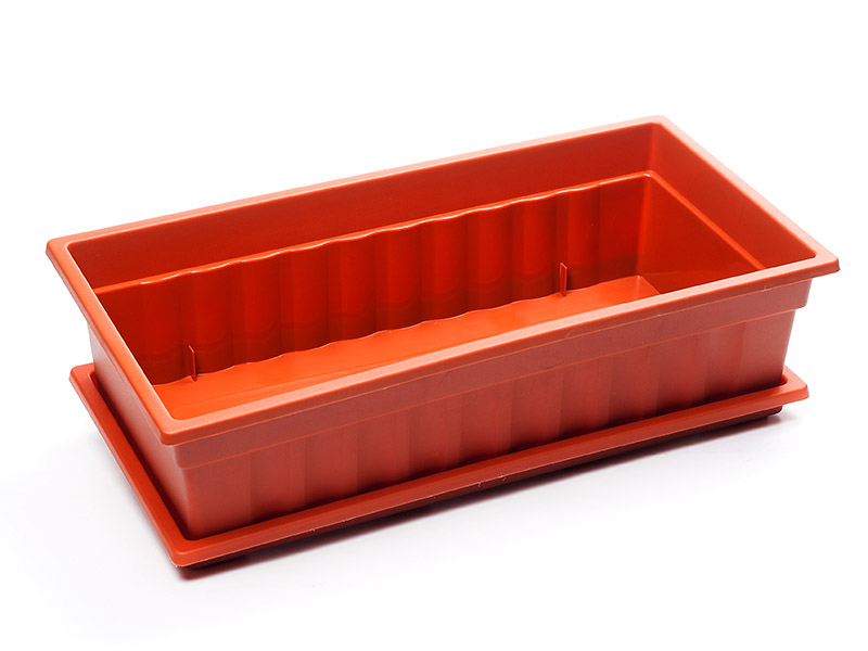 Ящик для рассады и цветов Домашняя грядка 430*220*115, с/п терракот Мп502Т