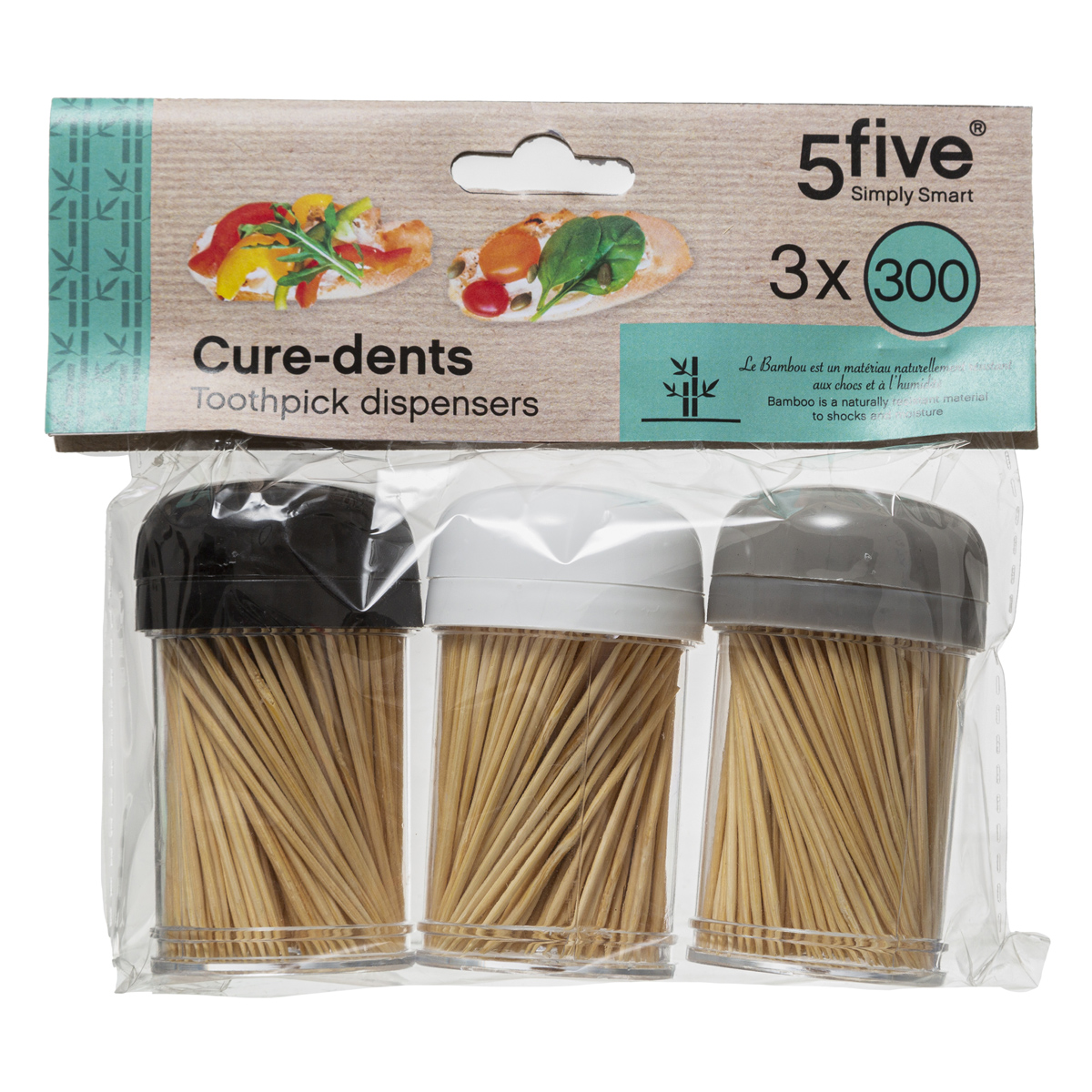 Зубочистки 5Five 300 шт 120054