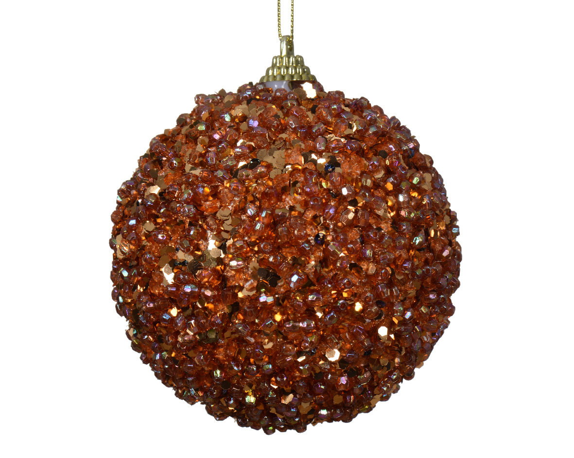 Шар елочный 10 см Блеск красный 457909 Kmg