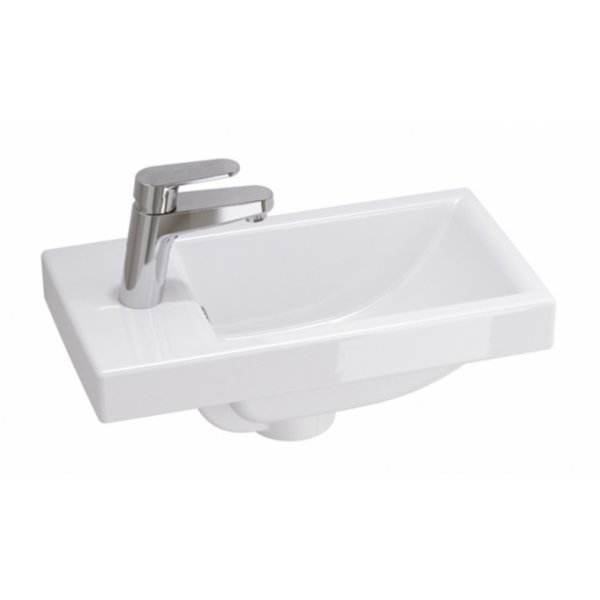Раковина COMO 40  встраиваемая, 1 отв, сорт 1 белая (P-UM-COM40/1)