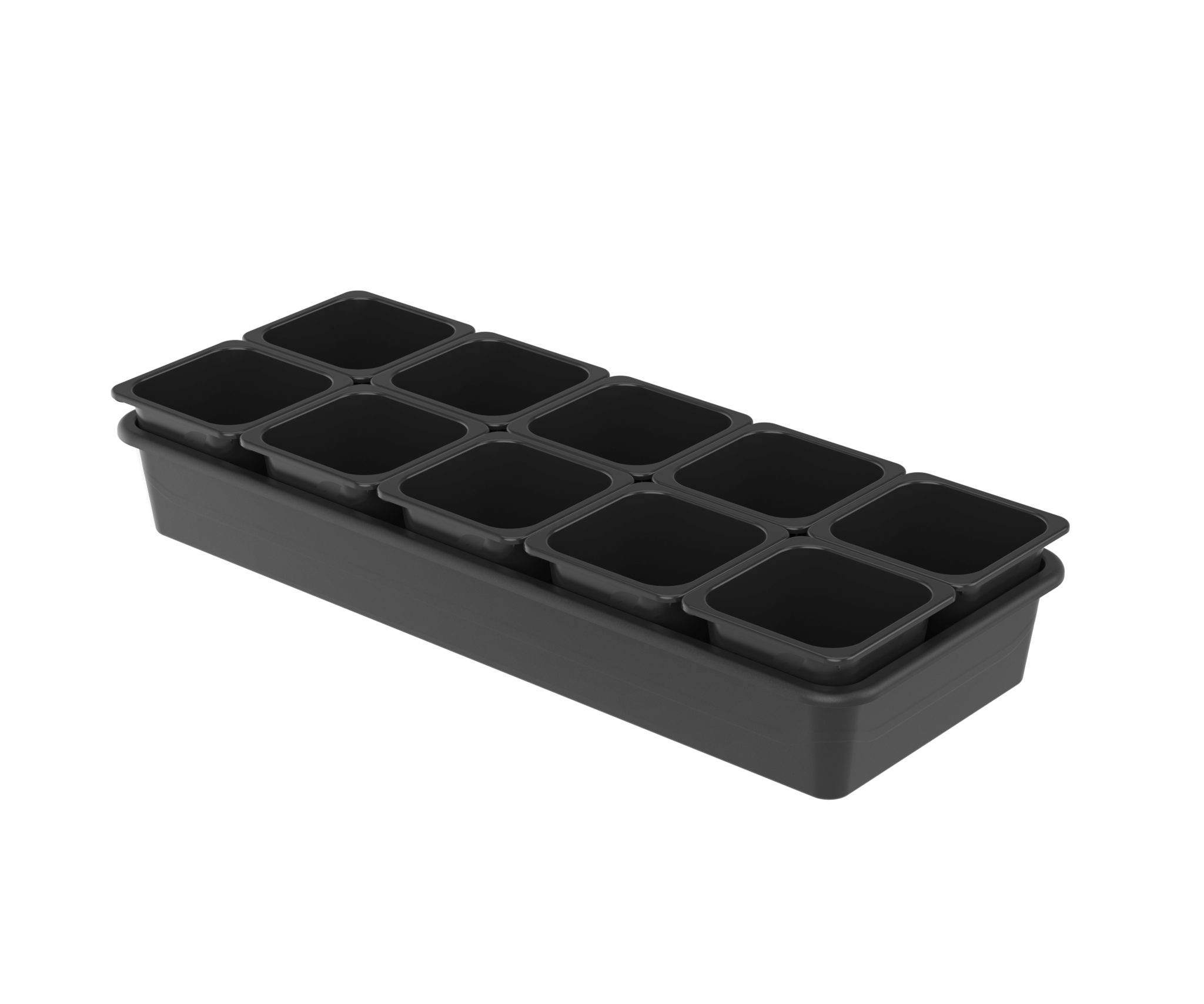 Набор д/рассады "Агроном" 10*500мл/ящик 530*215*72мм (20) АП 346