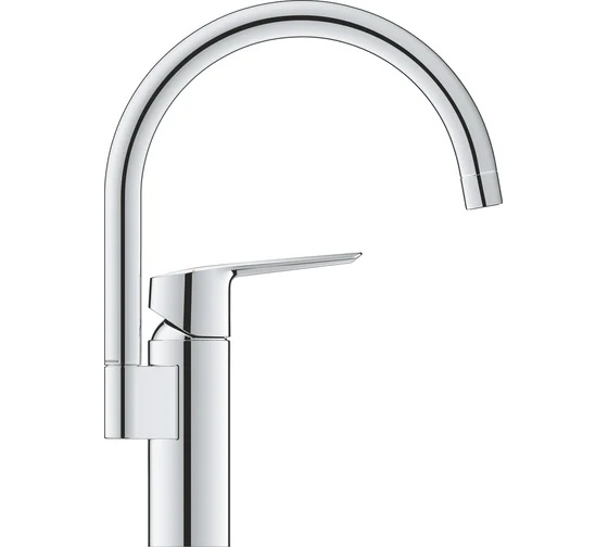 Смеситель д/к GROHE Start, C-образный высокий излив, цвет Хром (30469000) Смеситель д/к GROHE Start, C-образный высокий излив, цвет Хром (30469000)
