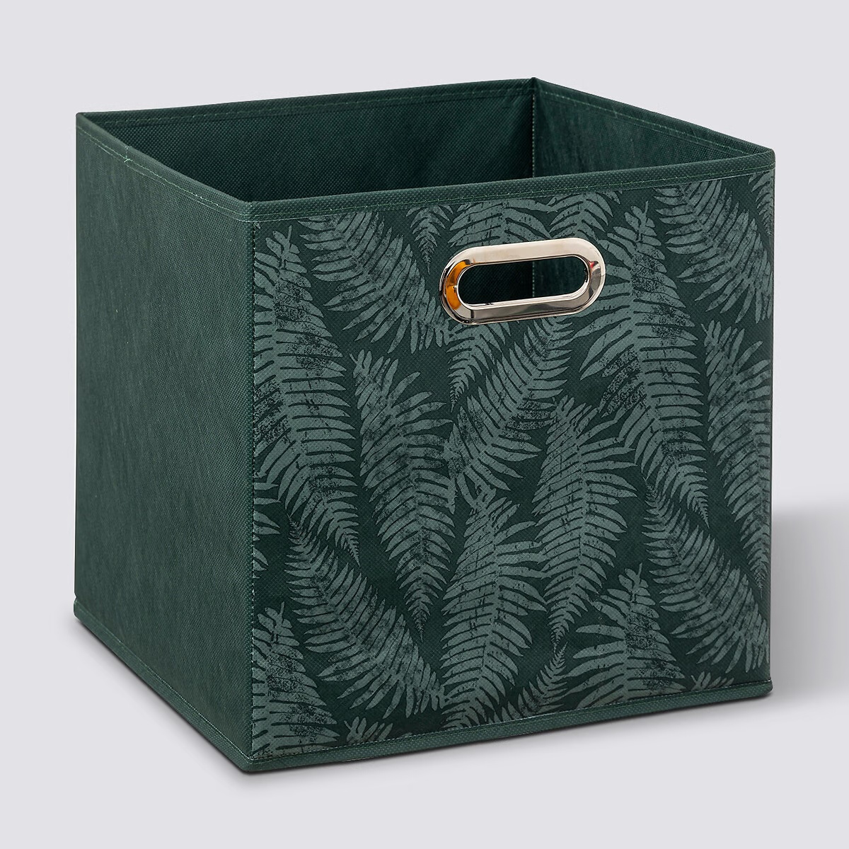 Ящик для хранения 5Five L 31х31 см листья зелень 202325
