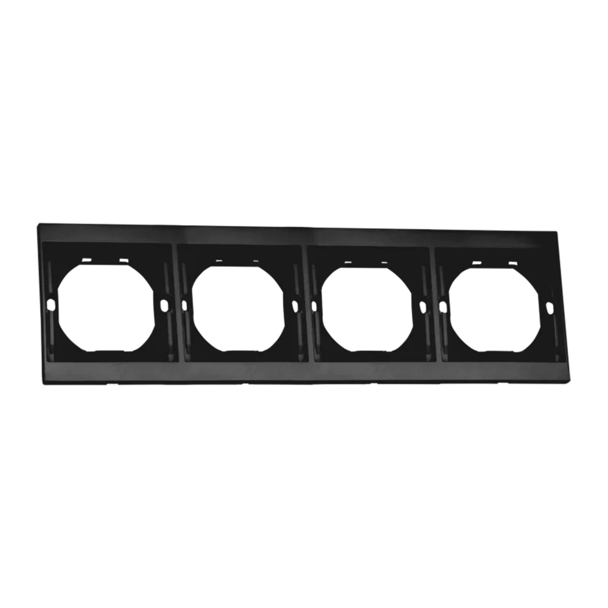 Рамка 4-ная QUATTRO ULTIMA BLACK UNIT (10)