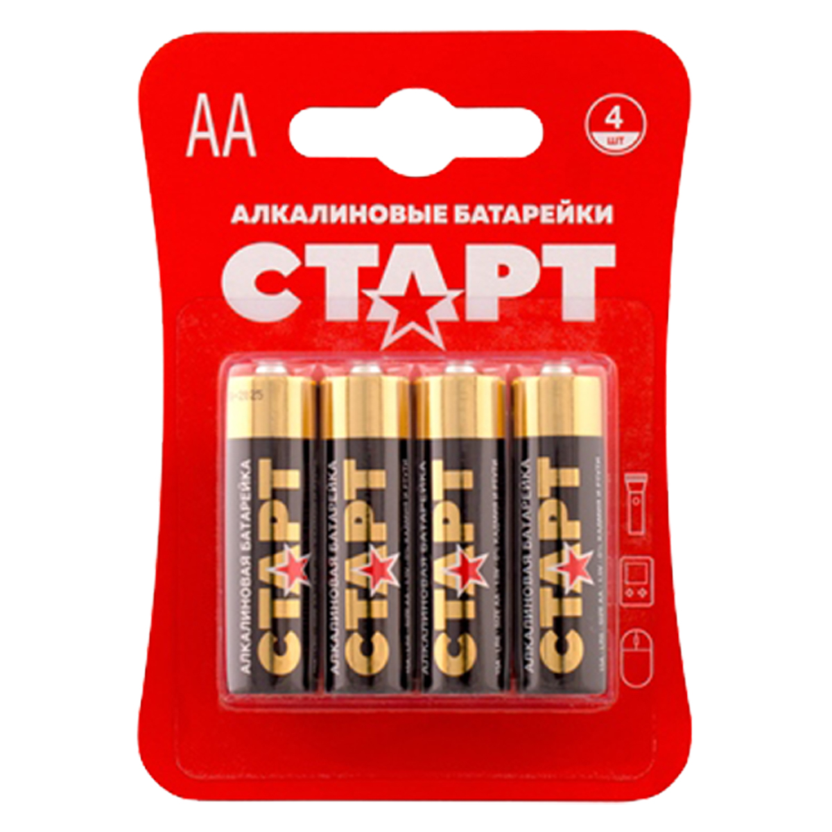 Эл пит. СТАРТ 15 LR6-BL4 N блистер 4 шт.