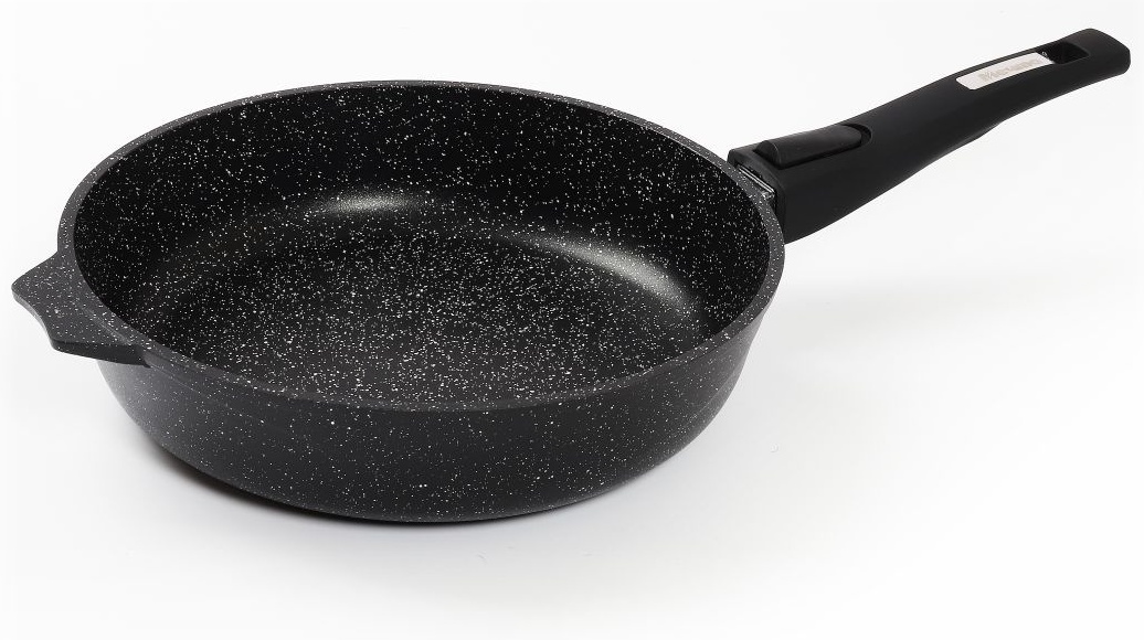 Сковорода Мечта Гранит 26 см а/п Blaсk Induction Pro съем.руч. 026802И