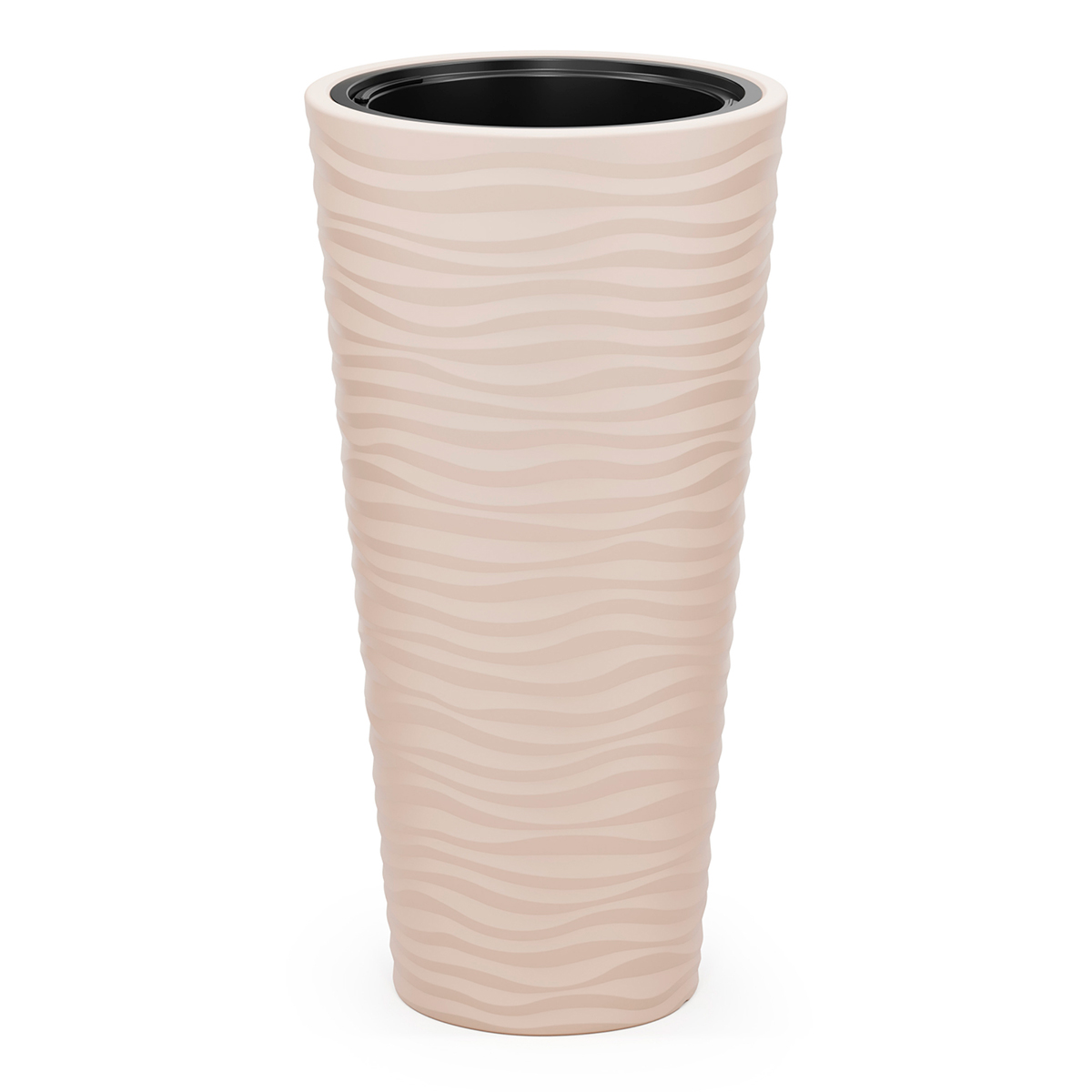 Кашпо напольное Оазис D393мм 13,0/63,0л h775мм вставка светло-бежевый М8083