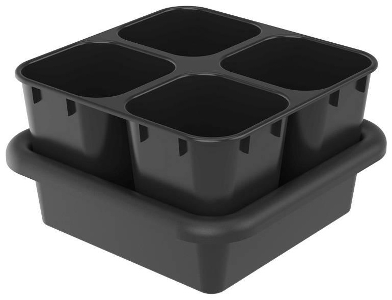 Набор д/рассады 4гн*800мл/ящик Черный (10) АП 118