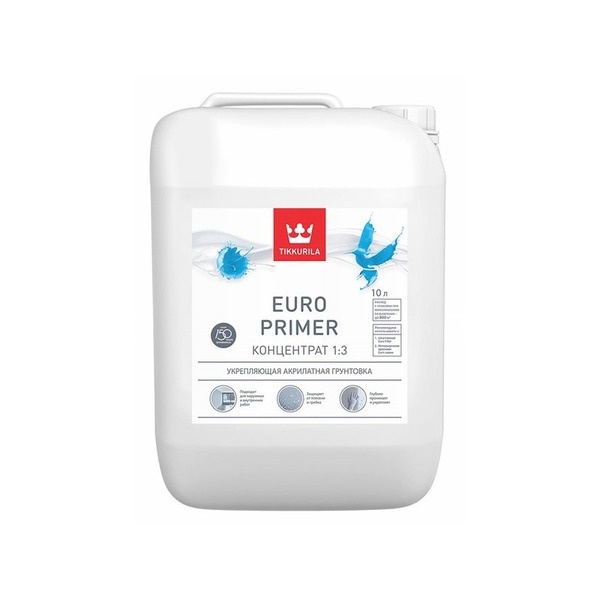 Грунт Euro Ground акрилатный, (EuroPrimer),10л Грунт Euro Ground акрилатный, (EuroPrimer),10л