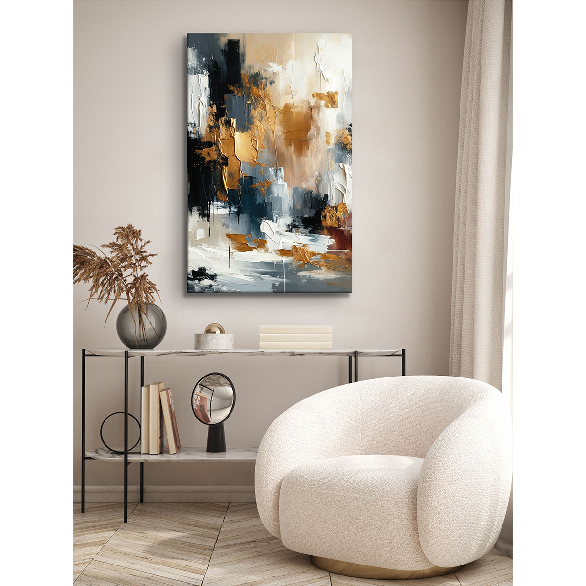 Канвас IDEA Абстракция маслом 2  70х110 см CT7-37