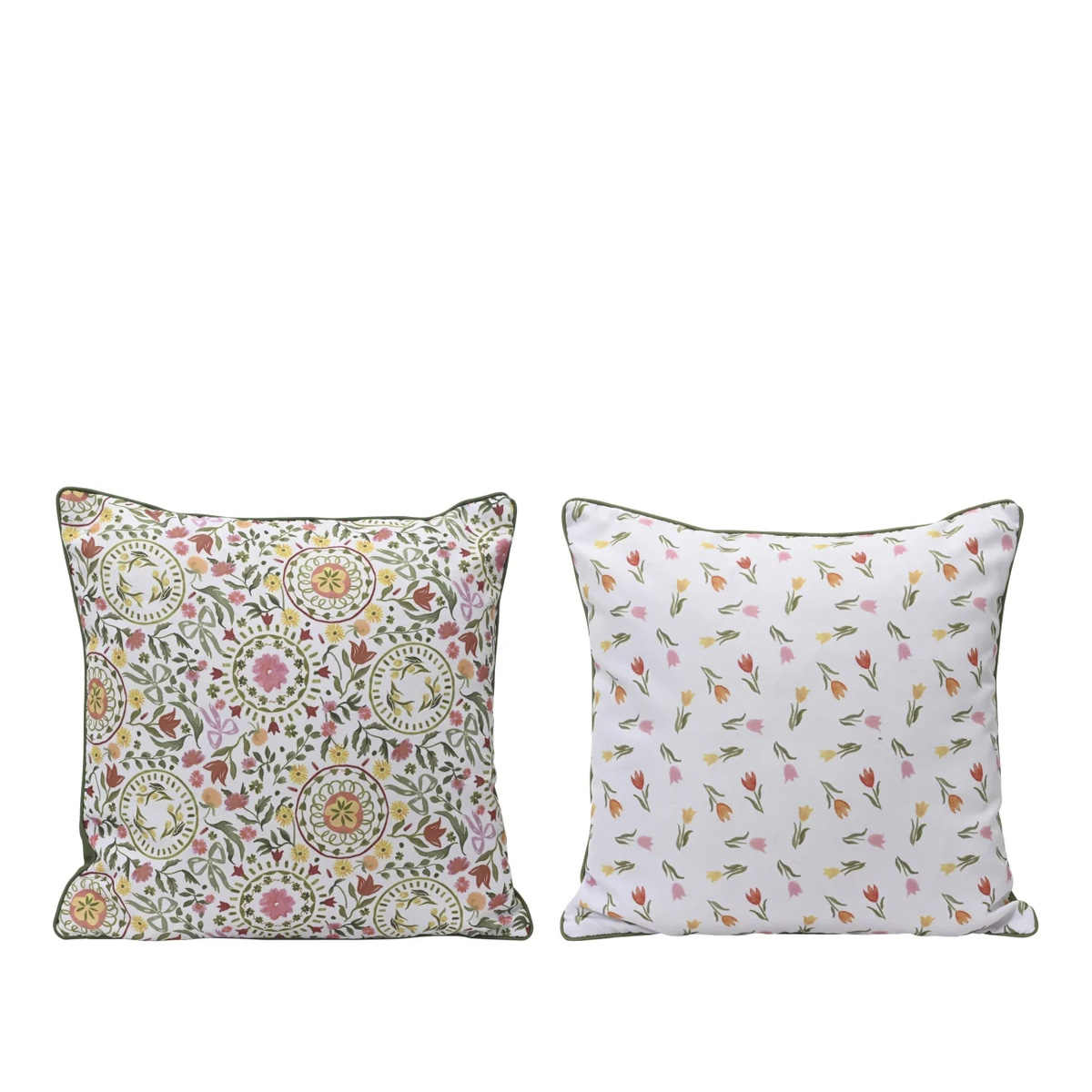 Подушка декоративная Тюльпаны 45х45 см 2 вида в ассортименте 873986 Kmg