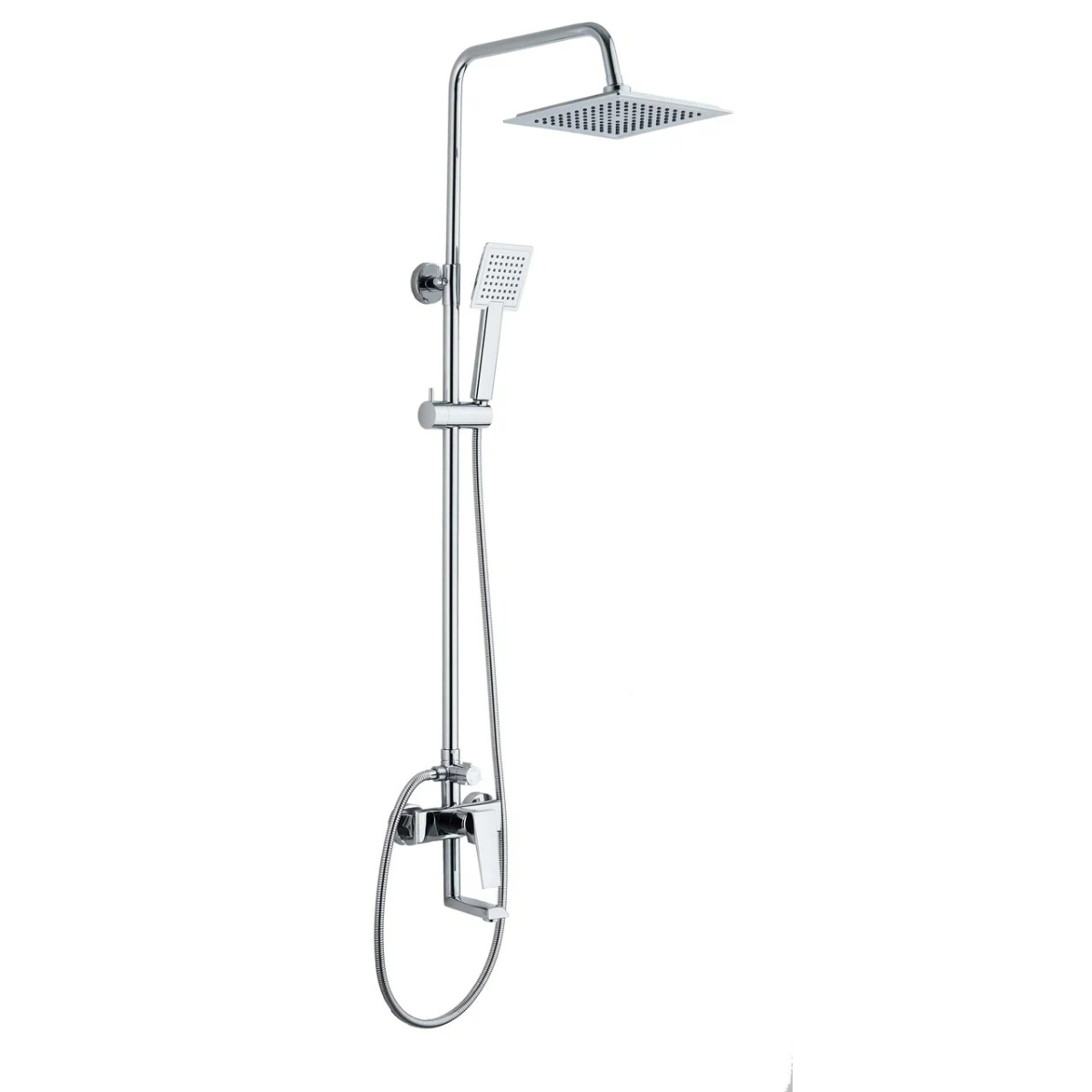 Душевая система со смесителем для ванны, хром VODA VST115