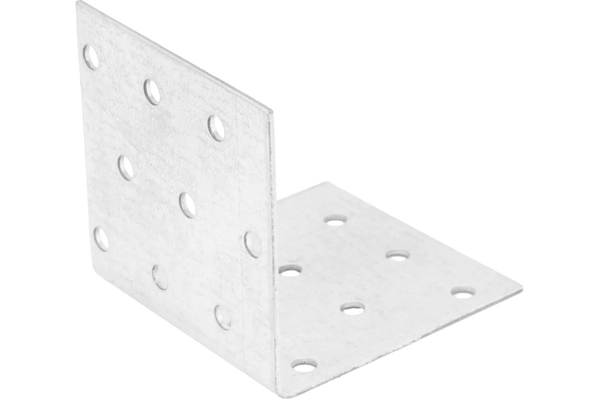 Крепежный уголок равносторонний, KUR 60x60x60 мм, Россия// Сибртех