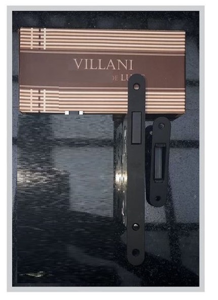 VL 759-85  BLACK  замок е/ц магн.