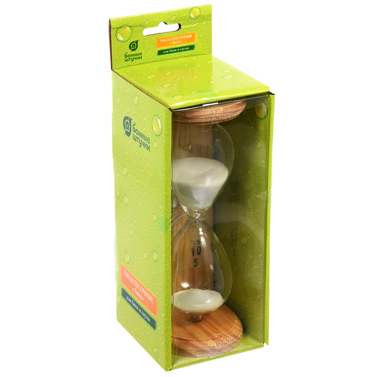 Часы песочные Банные штучки, Люкс 6,5х9х19,5 см, 18035