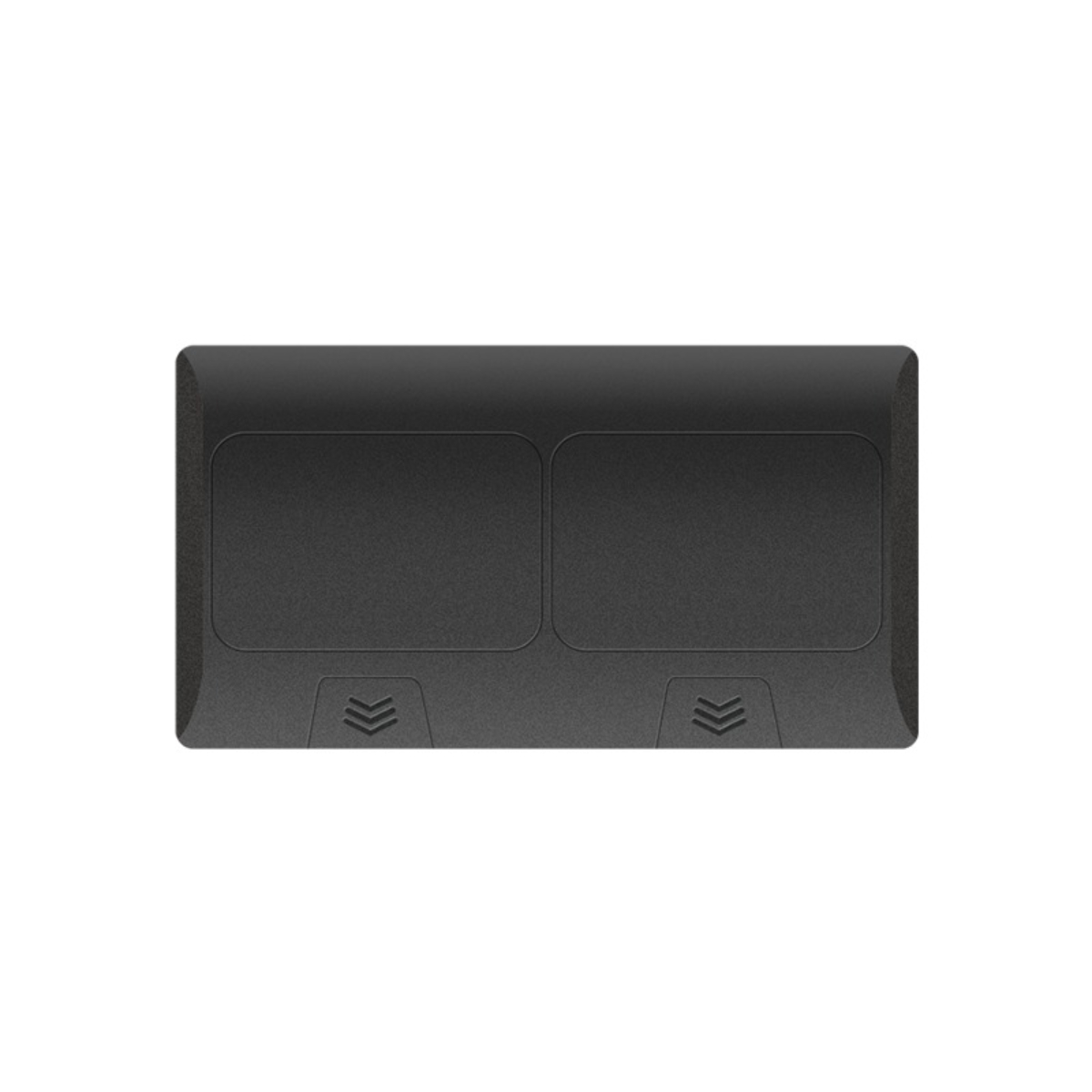 Лючок напольный/настольный на 2х4 модуля, металл, чёрный