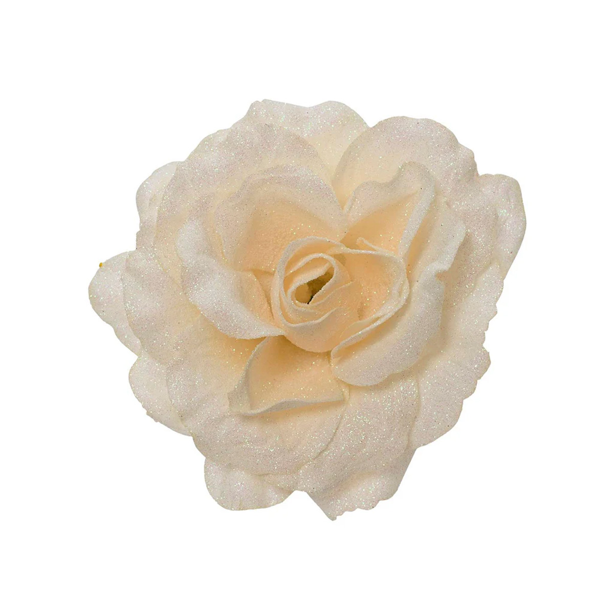 Цветок искусственный елочный Kaemingk Персиковый 7х12 см 629672