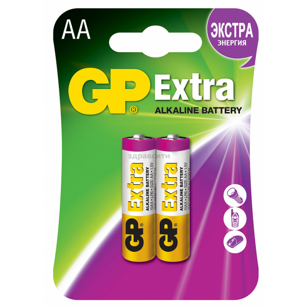 Batarea GP 15AX-2CR2 Extra (2 шт)