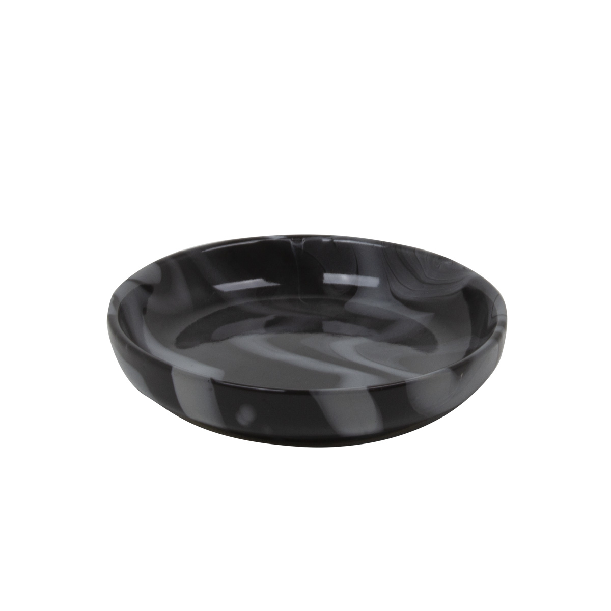 Мыльница для ванной комнаты Black marble керамика BCE0949BA-3