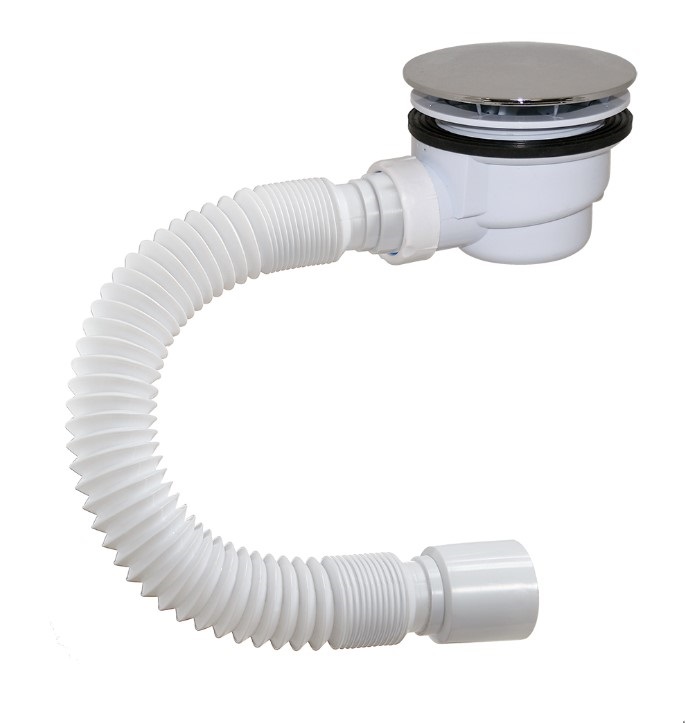 Сифон "ОРИО" DX-912 д/душ.под. 1 1/2*90 с гиб.труб.40-50