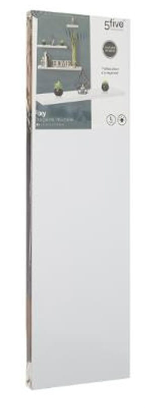 Полка настенная 5Five 80х23,5х3,8 см белый 138954B