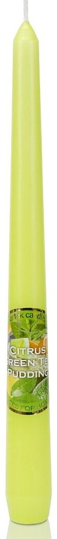Аромасвеча BARTEK стержень Зеленый чай пудинг 2,1х25 см (Green Tea Pudding)