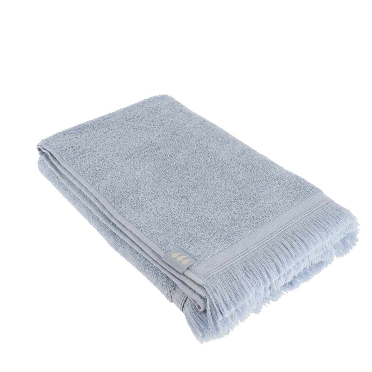 Полотенце Tendance 70х130 см голубой с бахрамой 7034112