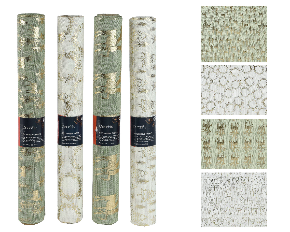 Ткань для декора 4 вида в ассортименте 463453 Kmg