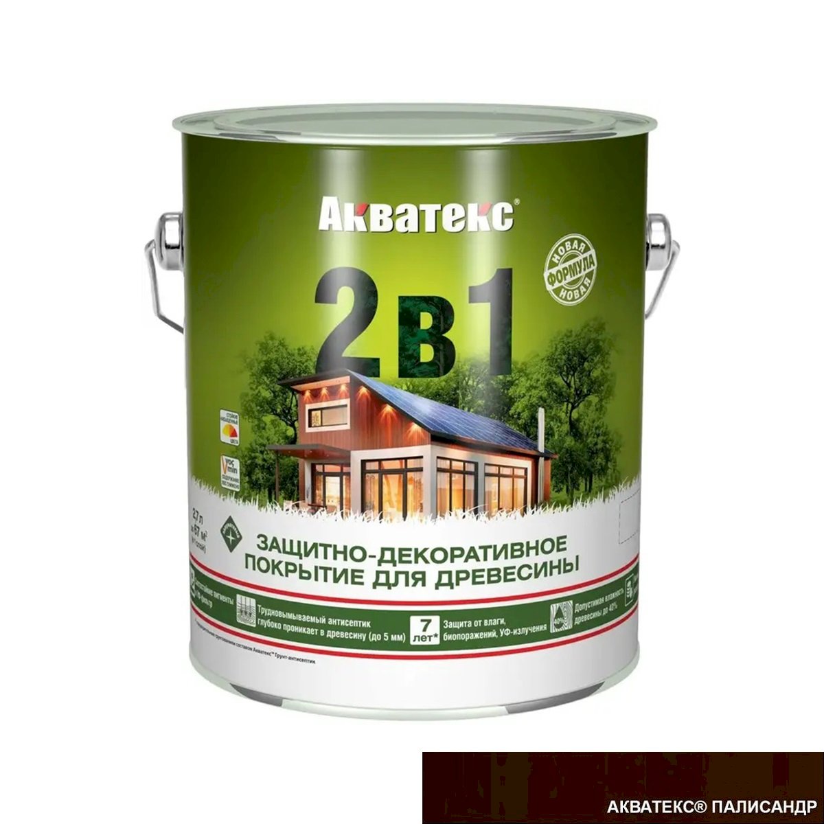 Текстурное покрытие - Акватекс (2,7 л) - палисандр Текстурное покрытие - Акватекс (2,7 л) - палисандр
