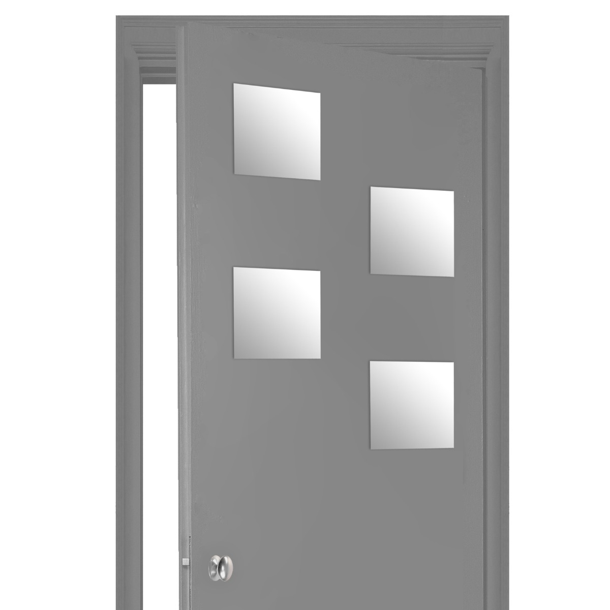 Набор декоративных самоклеющихся зеркал Atmosphera 20х20 см*4 Квадраты 121120A