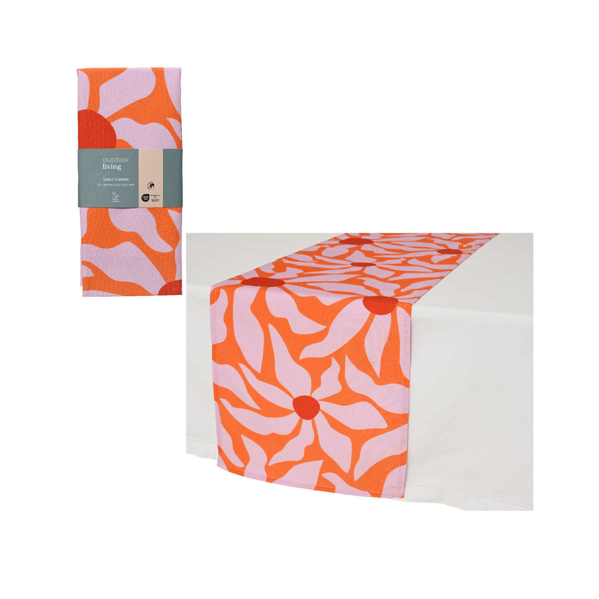 Дорожка сервировочная для стола Summer Joy 32х140 см 830694 Kmg