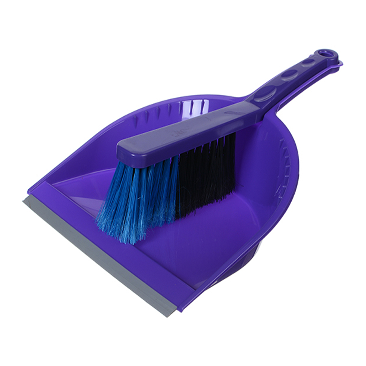 Щетка-сметка и совок с резинкой СТАНДАРТ - Фиолетовый