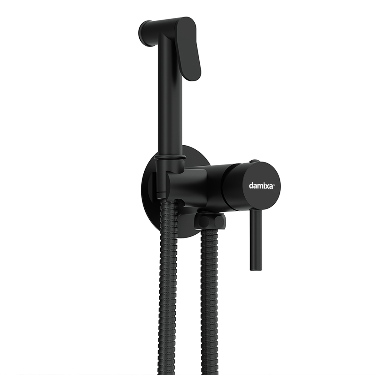 Смеситель Damixa 217000000 Option монтируемый в стену, черный,