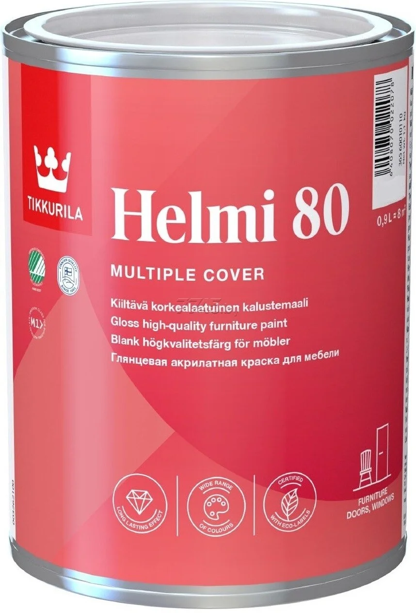 Краска для мебели HELMI 80 A гл 0,9л