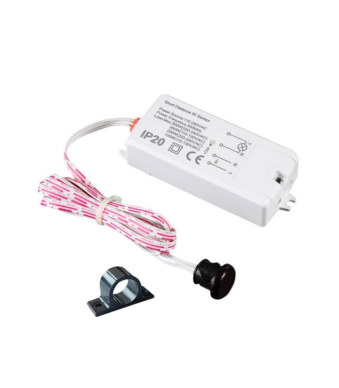 Датчик движения VT/MS10/MAX.500W/WHT/SUR/IP20/IR/MOTION SENSOR 6110140