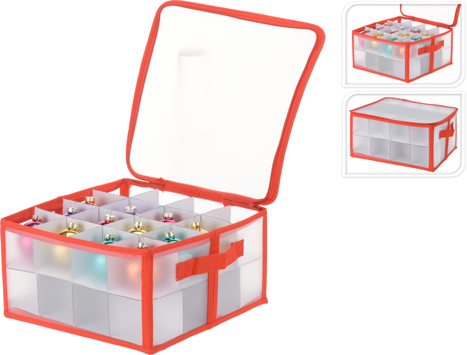 Коробка для елочных украшений 34х34х17 см 170490810 К