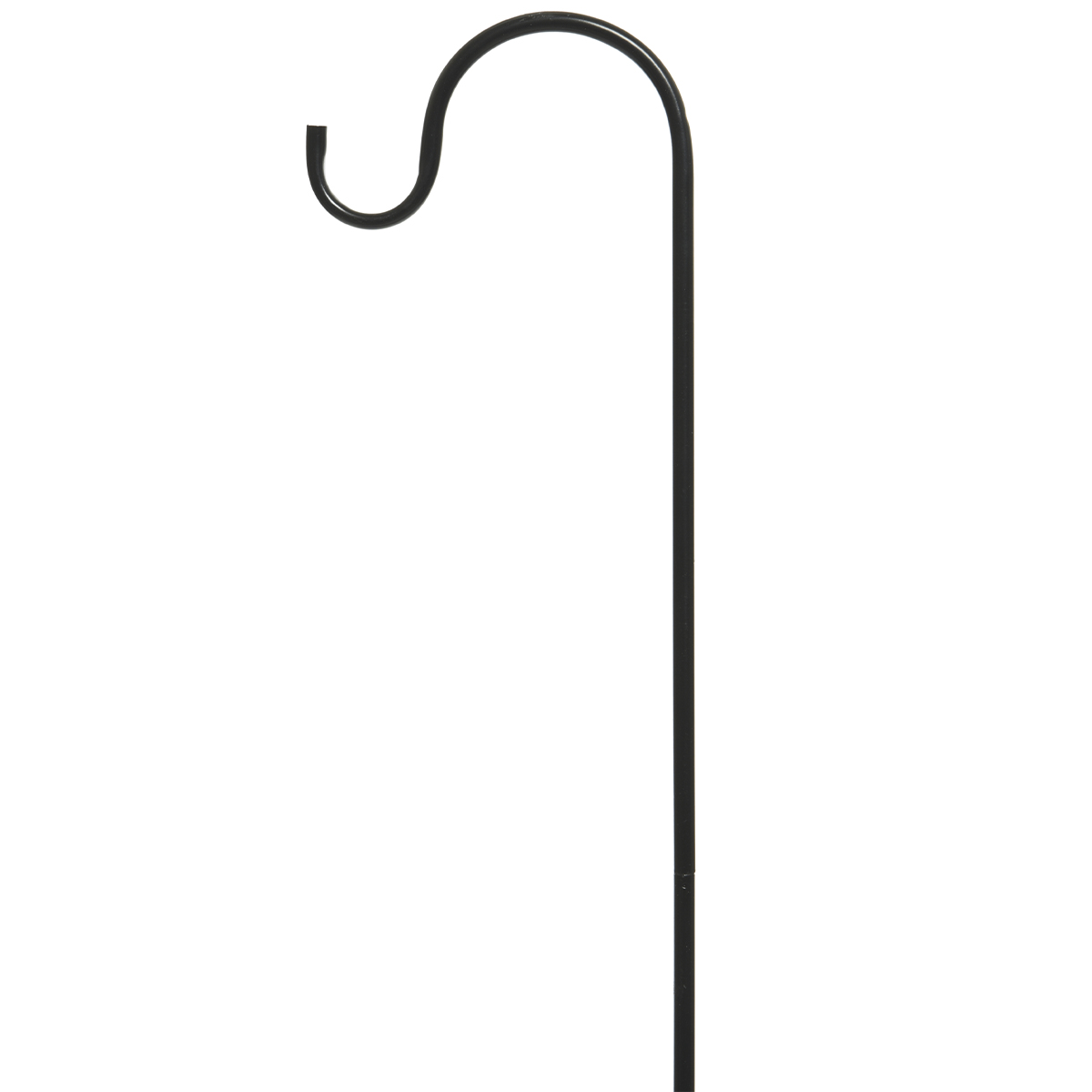 Кронштейн-колышек для подвесных фонарей и кашпо 0,8х15х97 см., цвет черный, нагрузка до 2 кг. 898264