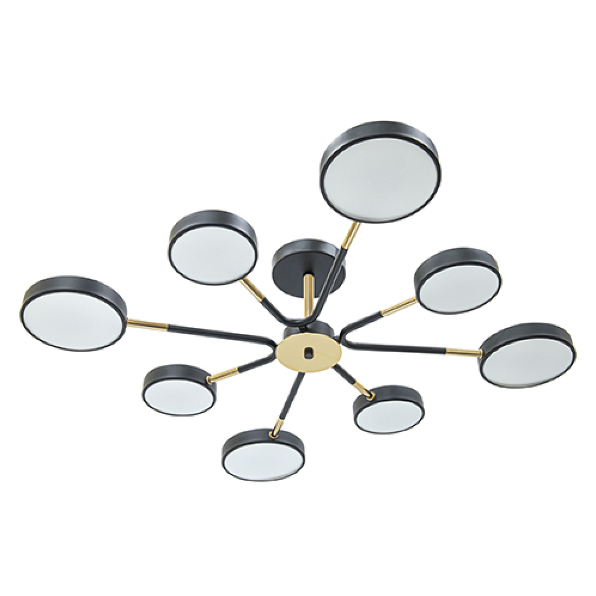 Люстра "Галактика" 1088860 ф850х180 чёрный LED/8/130W К008567