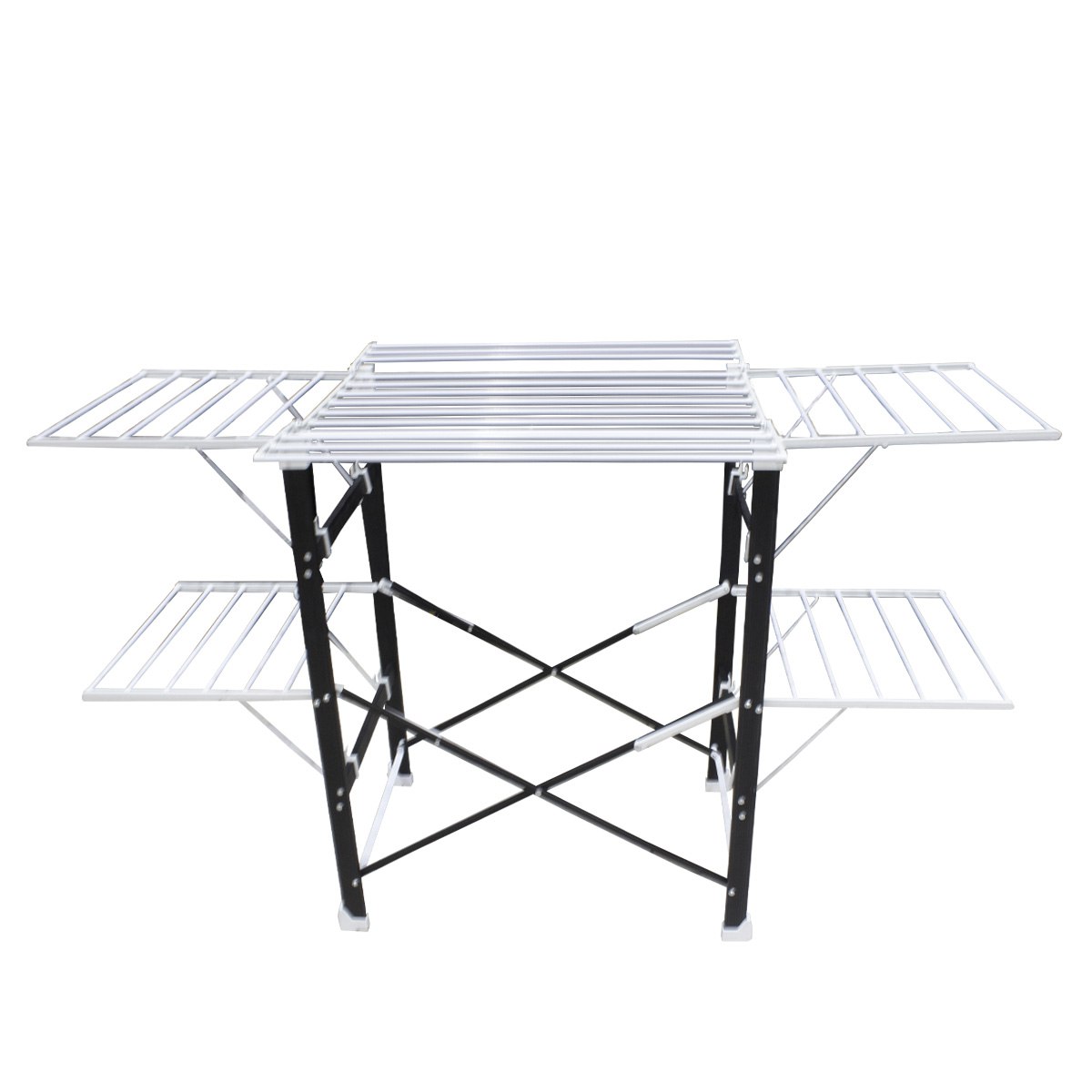 Сушилка напольная для белья складная на колесах 175х112х83см 8029 CN