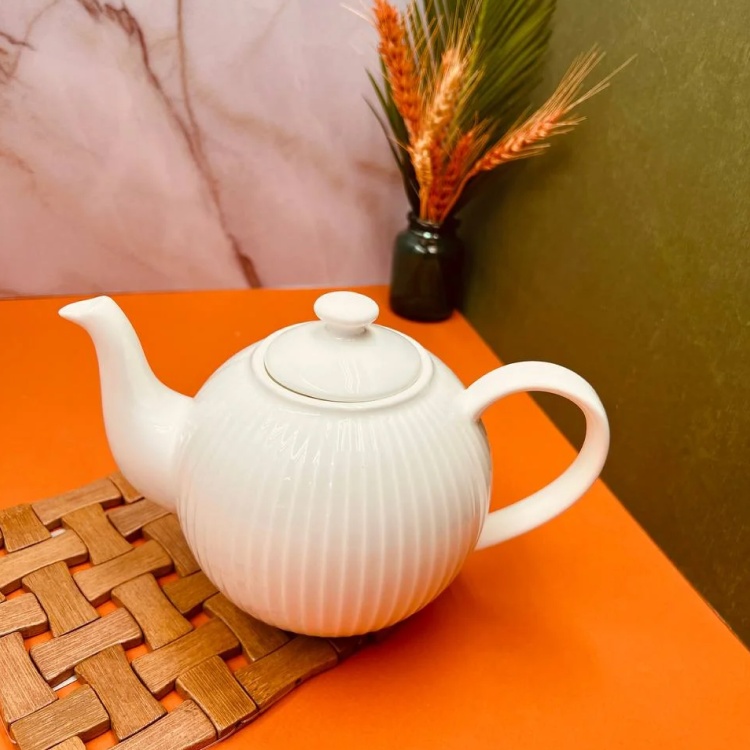 Чайник DH Stripe 1 л белый классический BW22-16