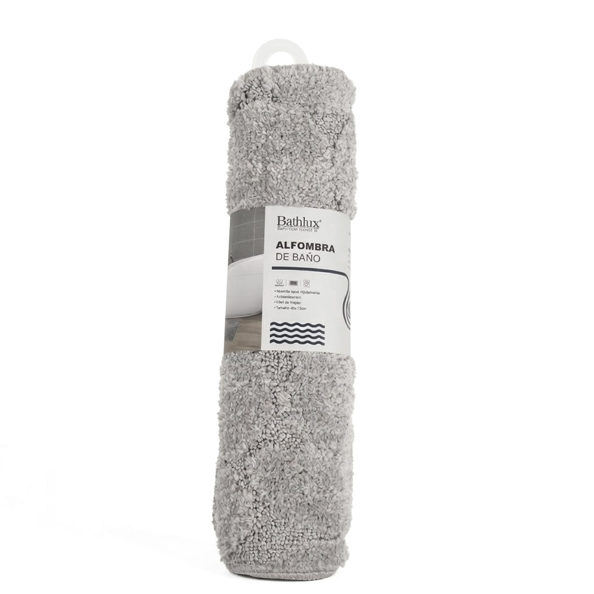 Коврик для ванной комнаты 45х75 см Bathlux Grey stone 10253