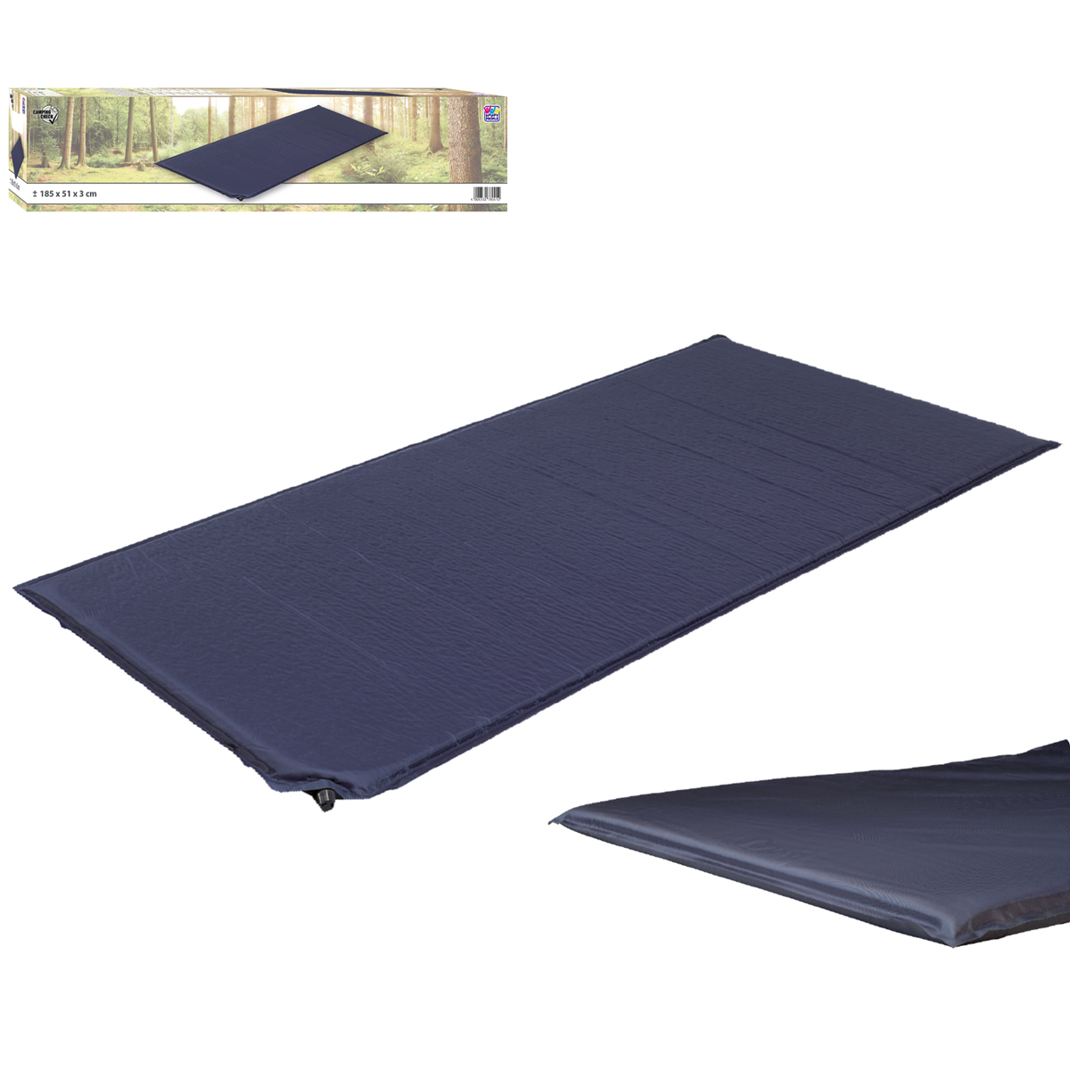 Коврик для кемпинга самонадувающийся Camping Check Classic 175х54x2,5 см покрытие PE190T 78041