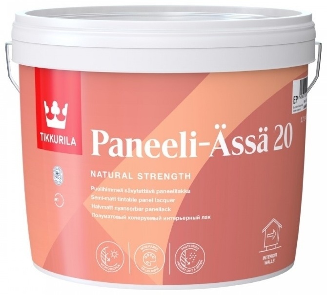 Лак панельный TIKKURILA PANEELI-ASSA EP мат. 0.9 л