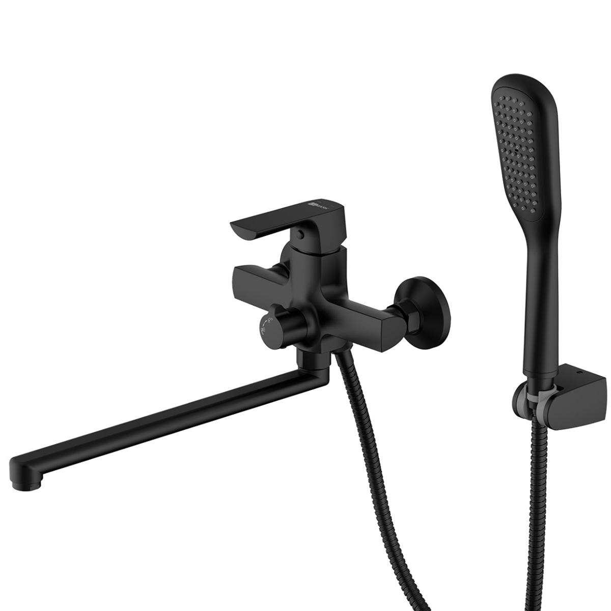 Смеситель в/д Lemark Ursus LM7251BL универсальный черный