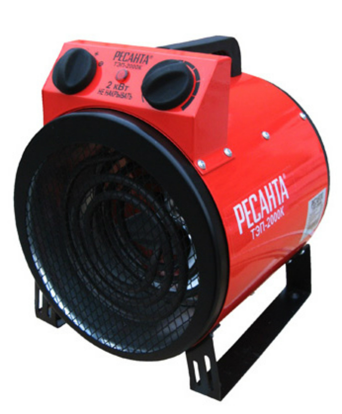 Пушка тепловая электрическая ТЭП-2000К (круглая)