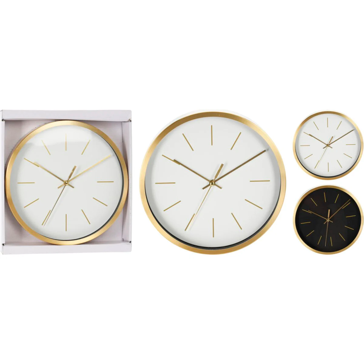 Часы настенные 25 см 2 цвета в ассортименте 837362230 К