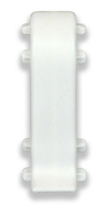 Соединитель для плинтуса Е67 мм"Идеал Элит" 001 / Белый